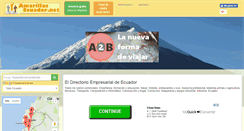 Desktop Screenshot of amarillasecuador.net